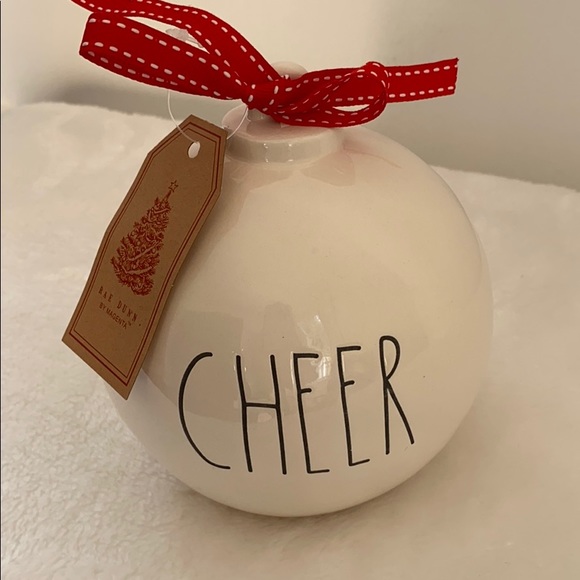 Rae Dunn Ornament 5” Cheer Decorative - Picture 1 of 5
